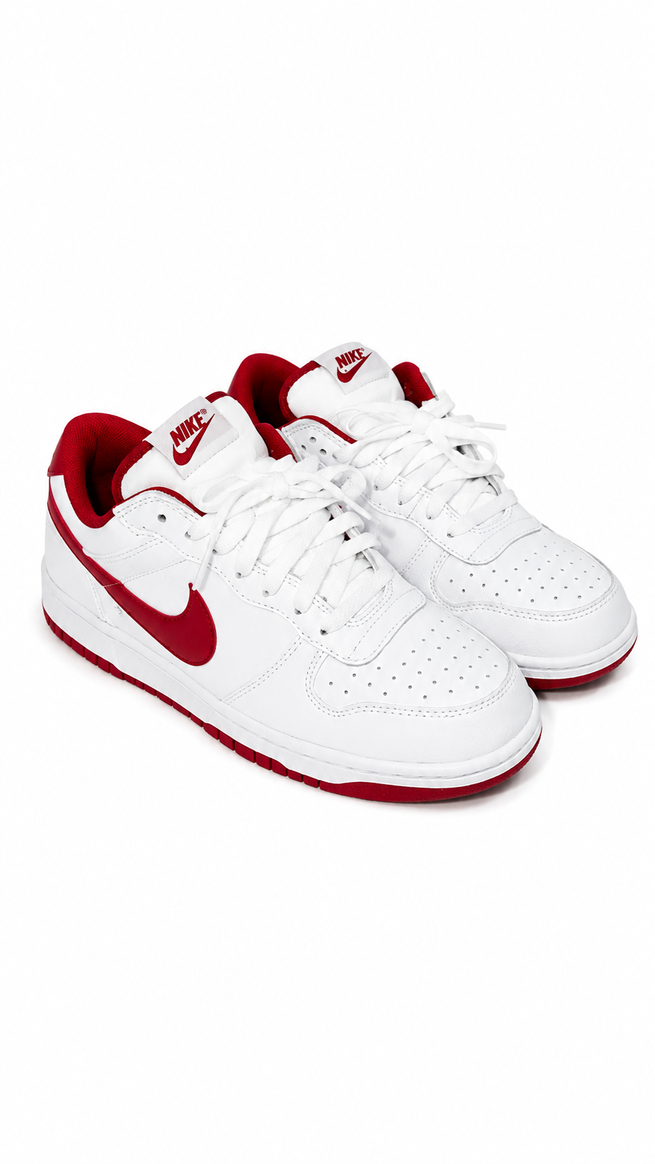 Nike Dunk Low White University Red 🔴⚪