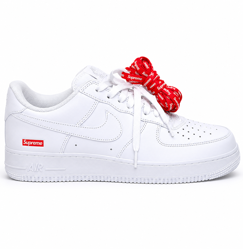 Nike Air Force 1 White x Supreme Style